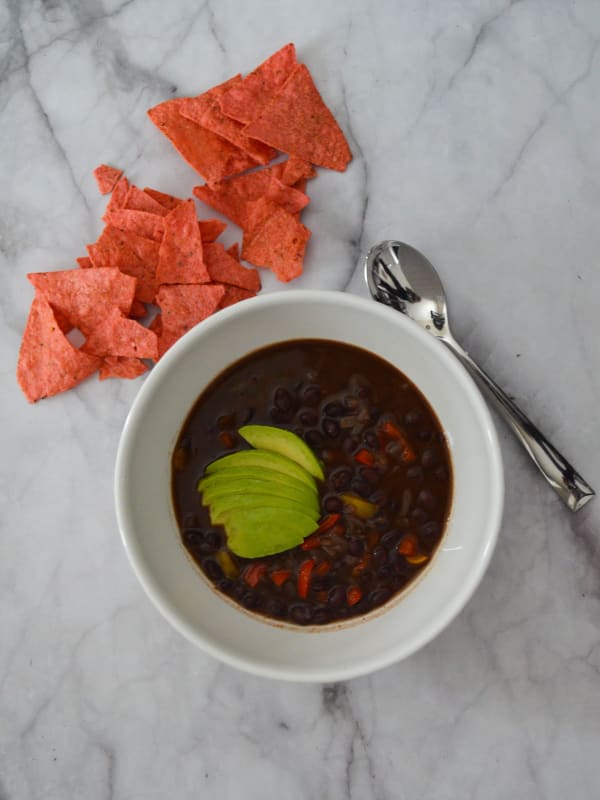 Bowl of Chipotle Black Bean Soup