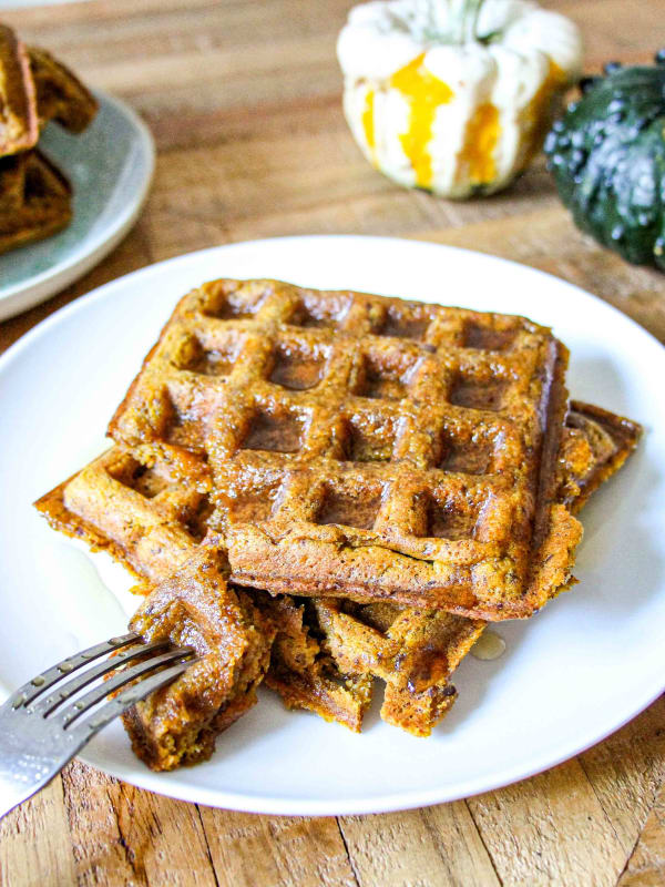 Pumpkin Spice Waffles