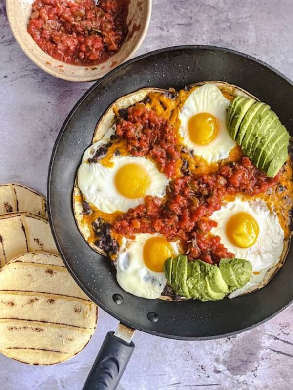 Huevos Rancheros in Skillet