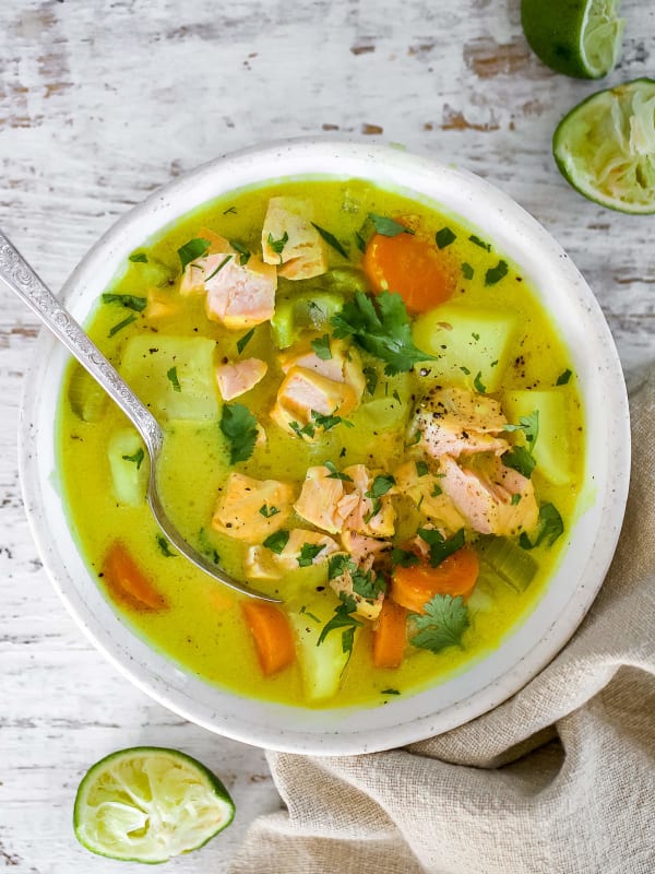 Coconut Salmon Chowder