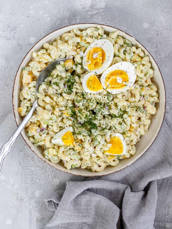 Classic Macaroni Salad with Eggs