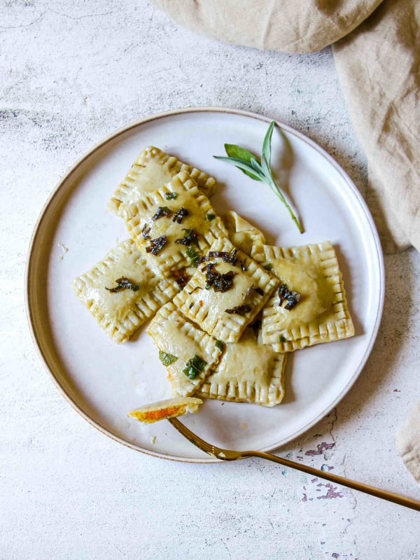 Gluten-Free Pumpkin and Sage Ravioli