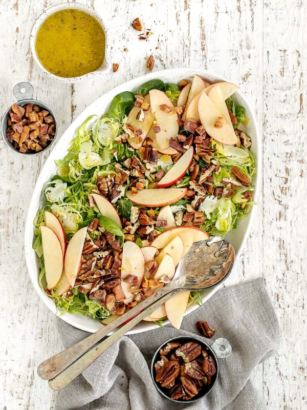 Shredded Brussels Sprout Salad