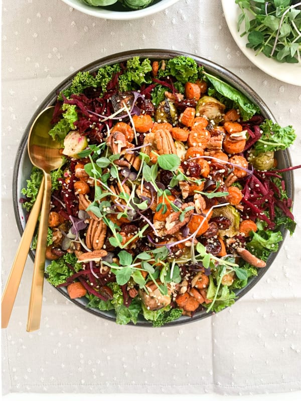 Warm Fall Harvest Salad