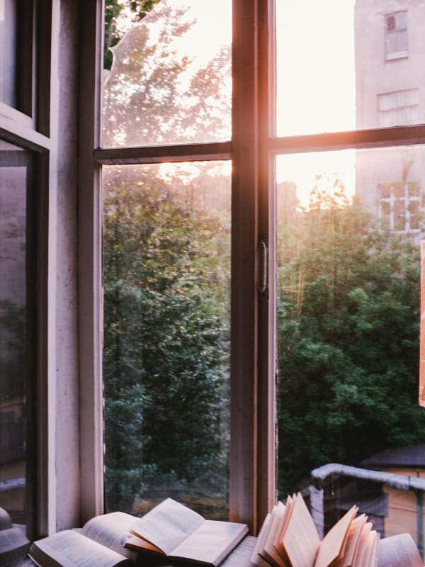 Sunrise Through Window