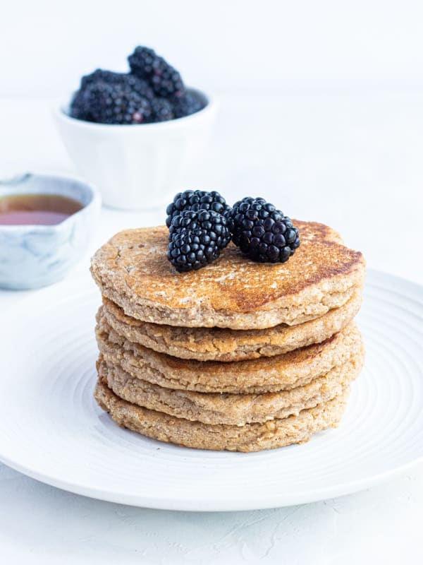 Stack of Pancakes With Berries