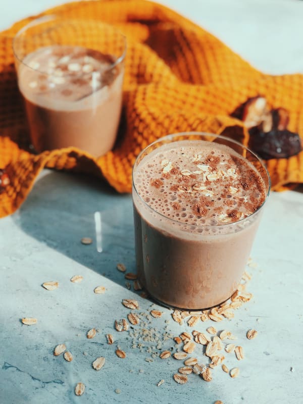 Two Chocolate Smoothies