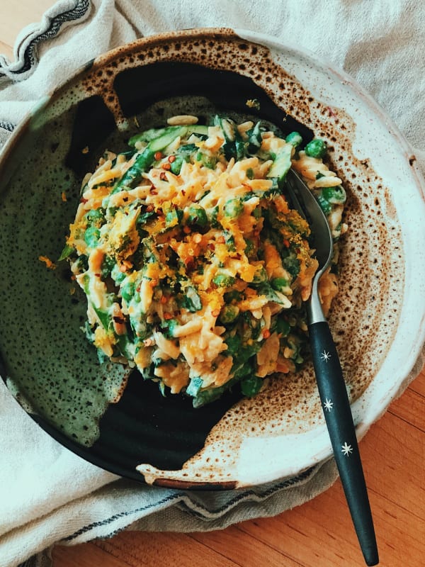 Bowl Of Orzo Pasta
