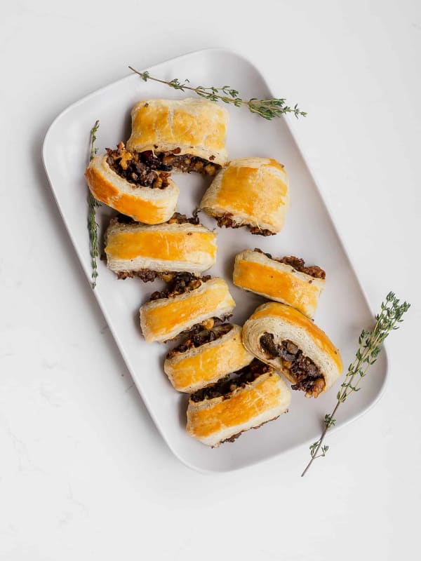Mushroom Puff Pastry Rolls