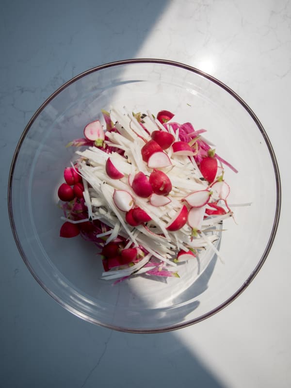 Chopped Red Radish