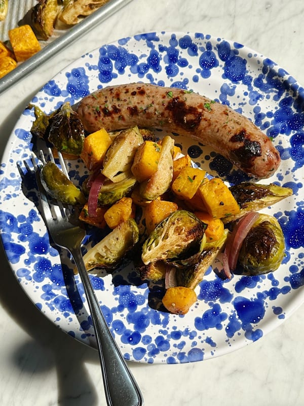 Maple Dijon Sausage Bake
