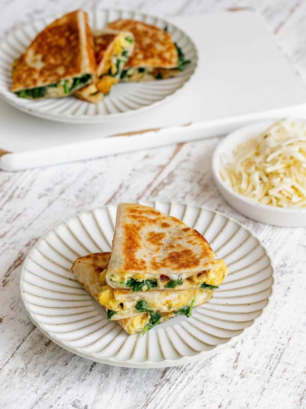 Egg & Squash Breakfast Quesadillas