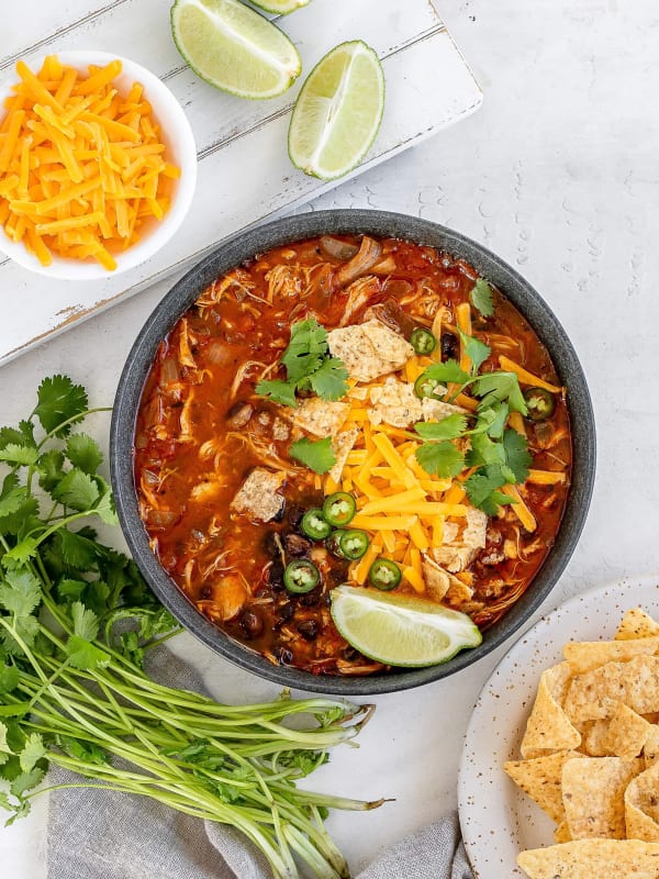 Easy Chicken Enchilada Soup