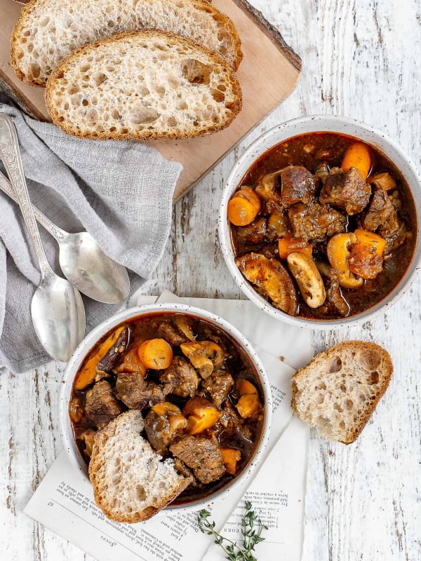 Instant Pot Beef & Mushroom Stew