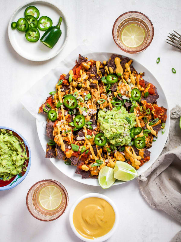 Fully Loaded Cauliflower Nachos