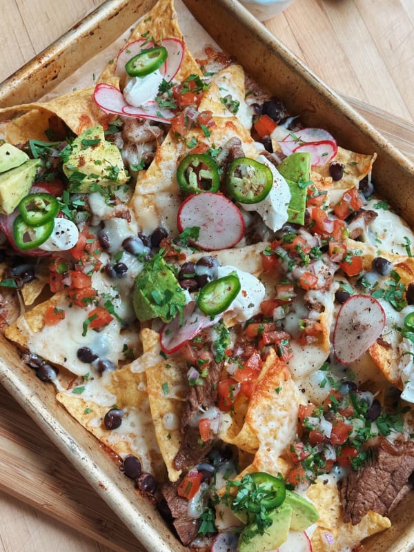 Loaded Steak Nachos