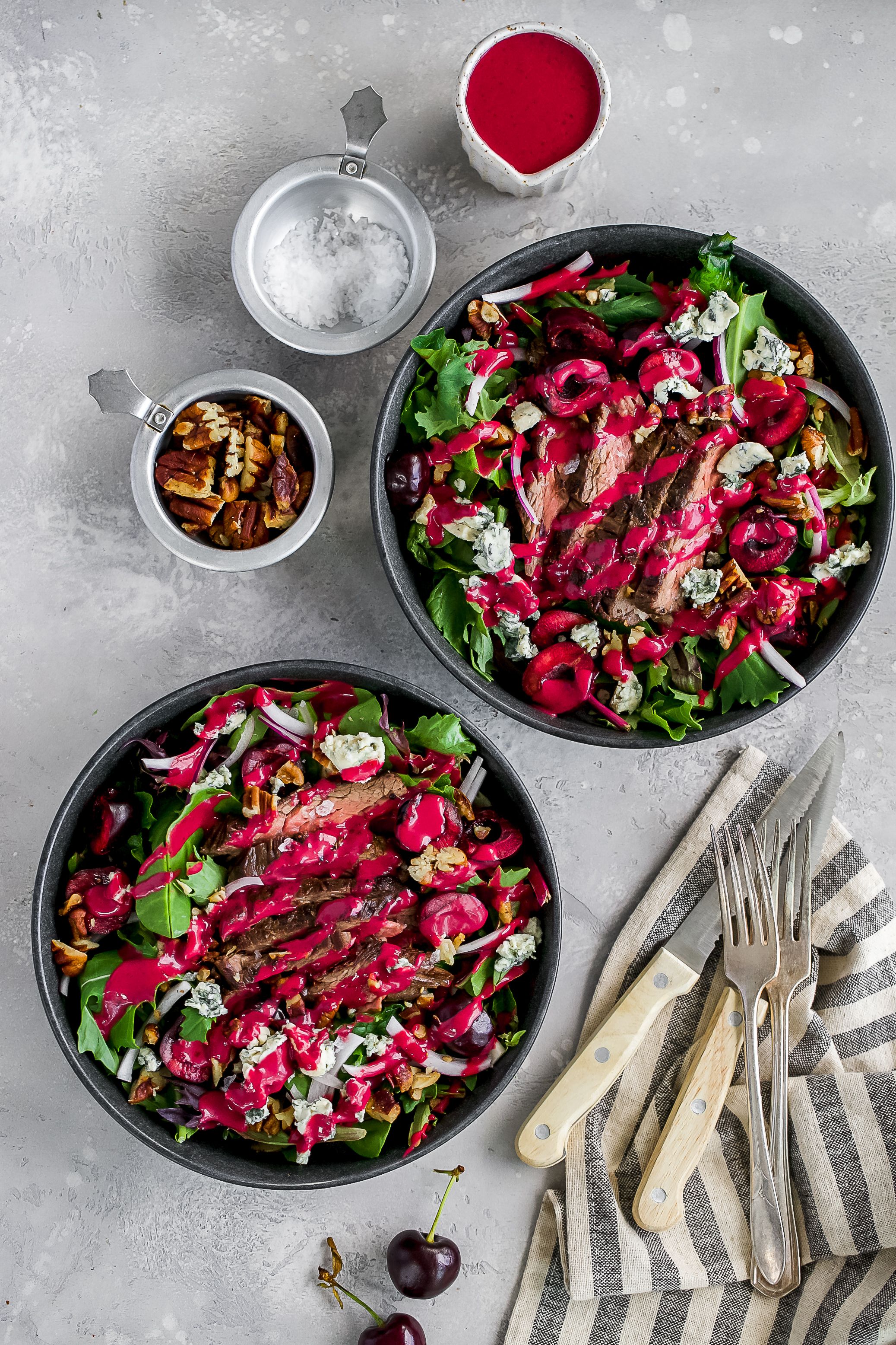 Cherry Balsamic Steak Salad | Rily · Good Recipes