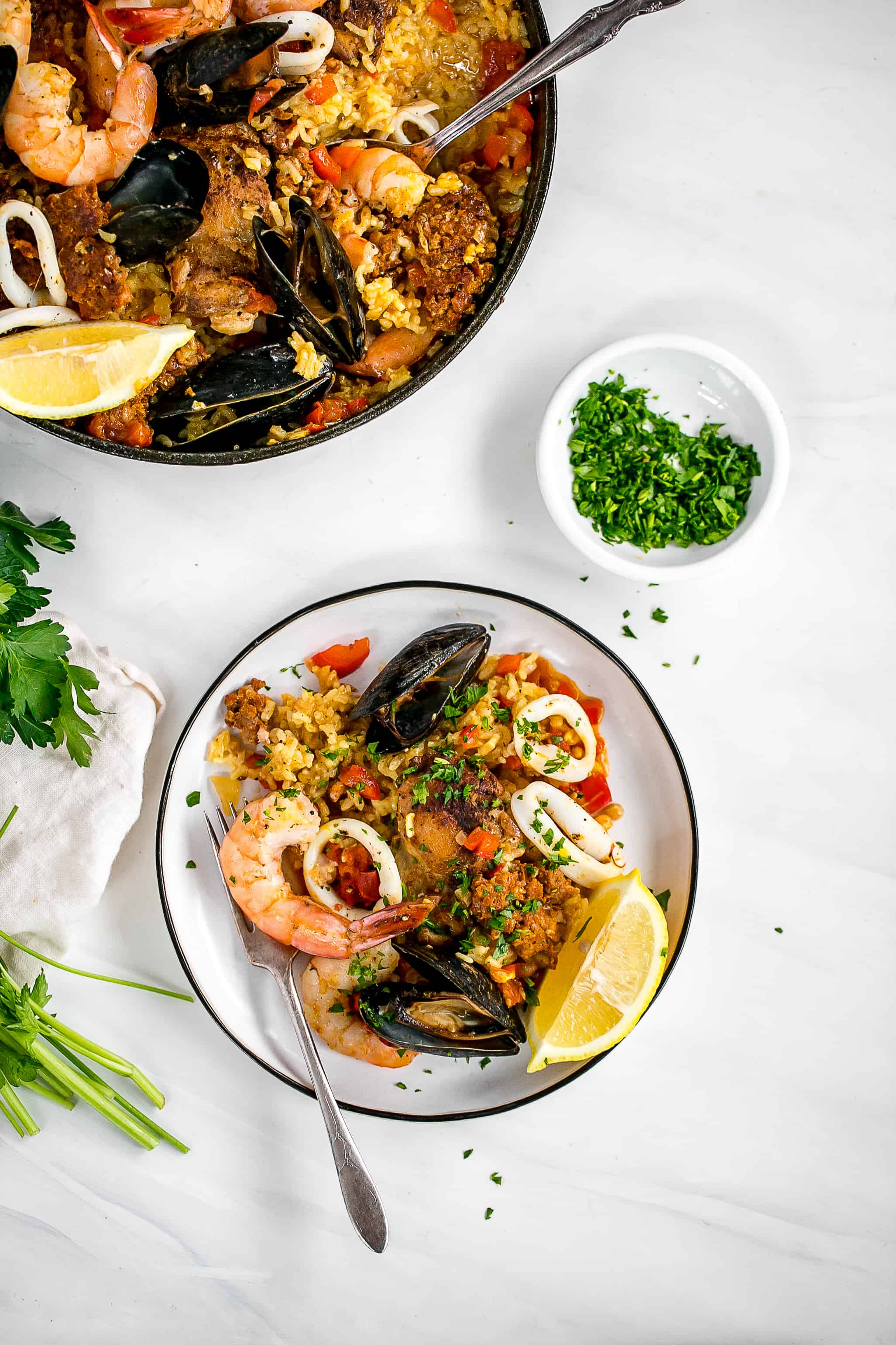 Seafood Paella | Mediterranean Recipe | Rily · Good Recipes