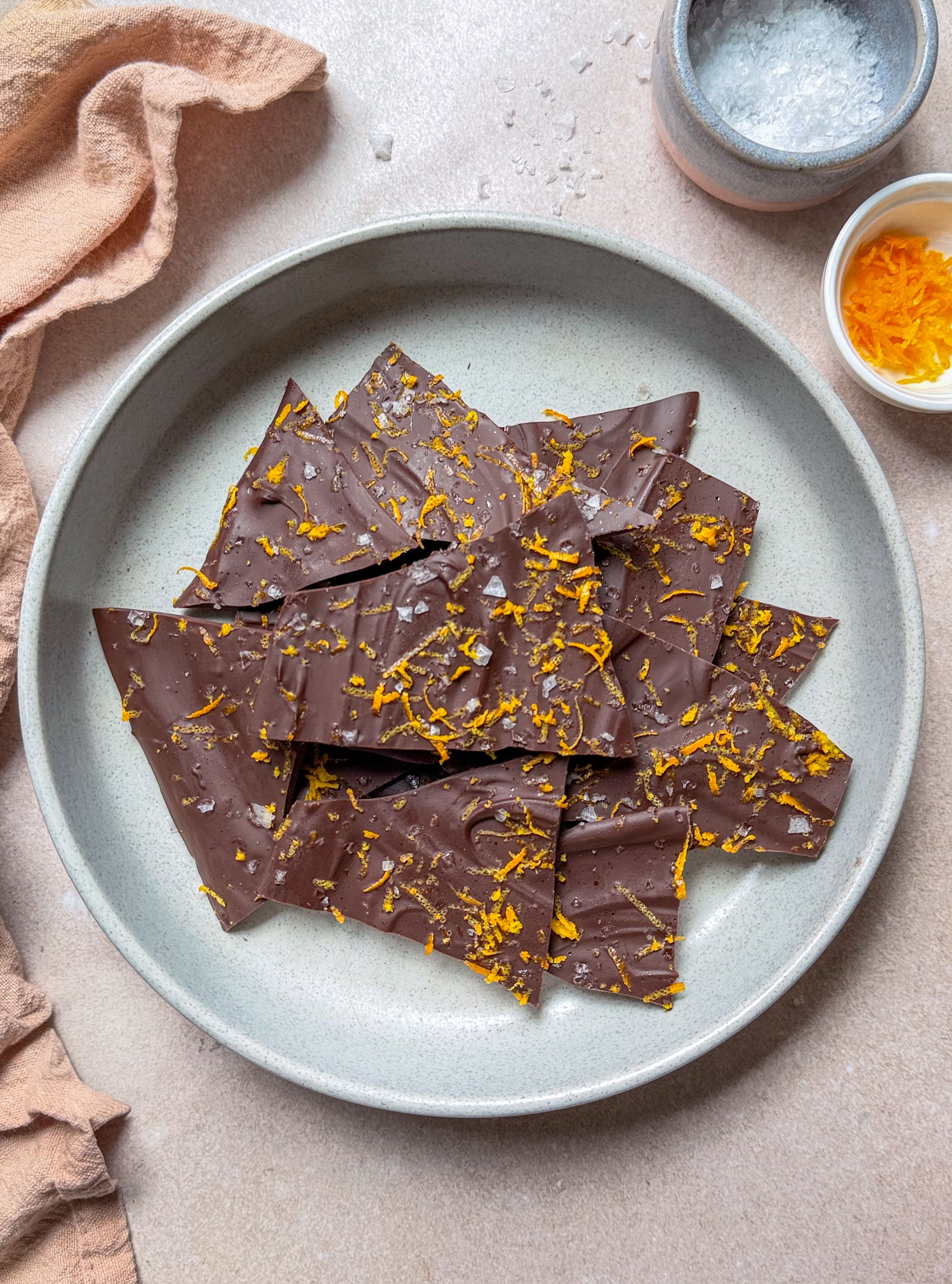 Chocolate Orange Bark | Vegan Recipe | Rily · Good Recipes