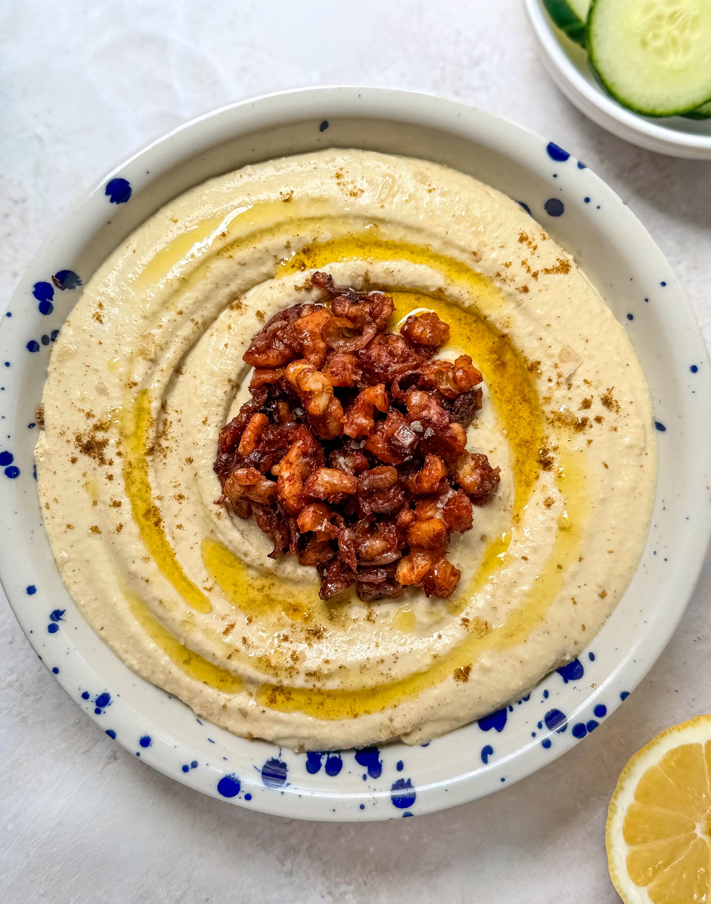 Toasted Marinated Walnut Hummus | Rily · Good Recipes