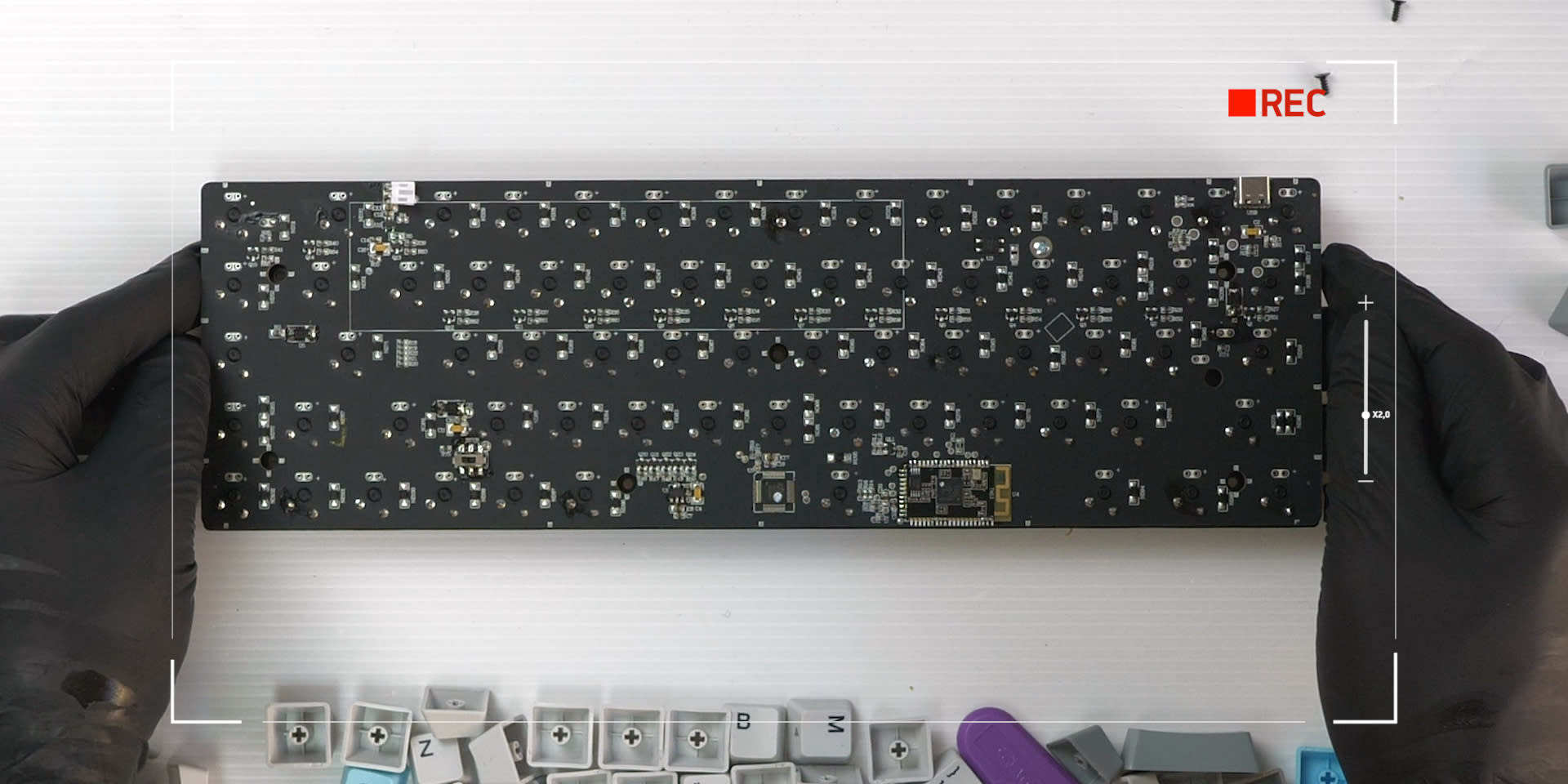 Akko 3068: PCB e controller Bluetooth