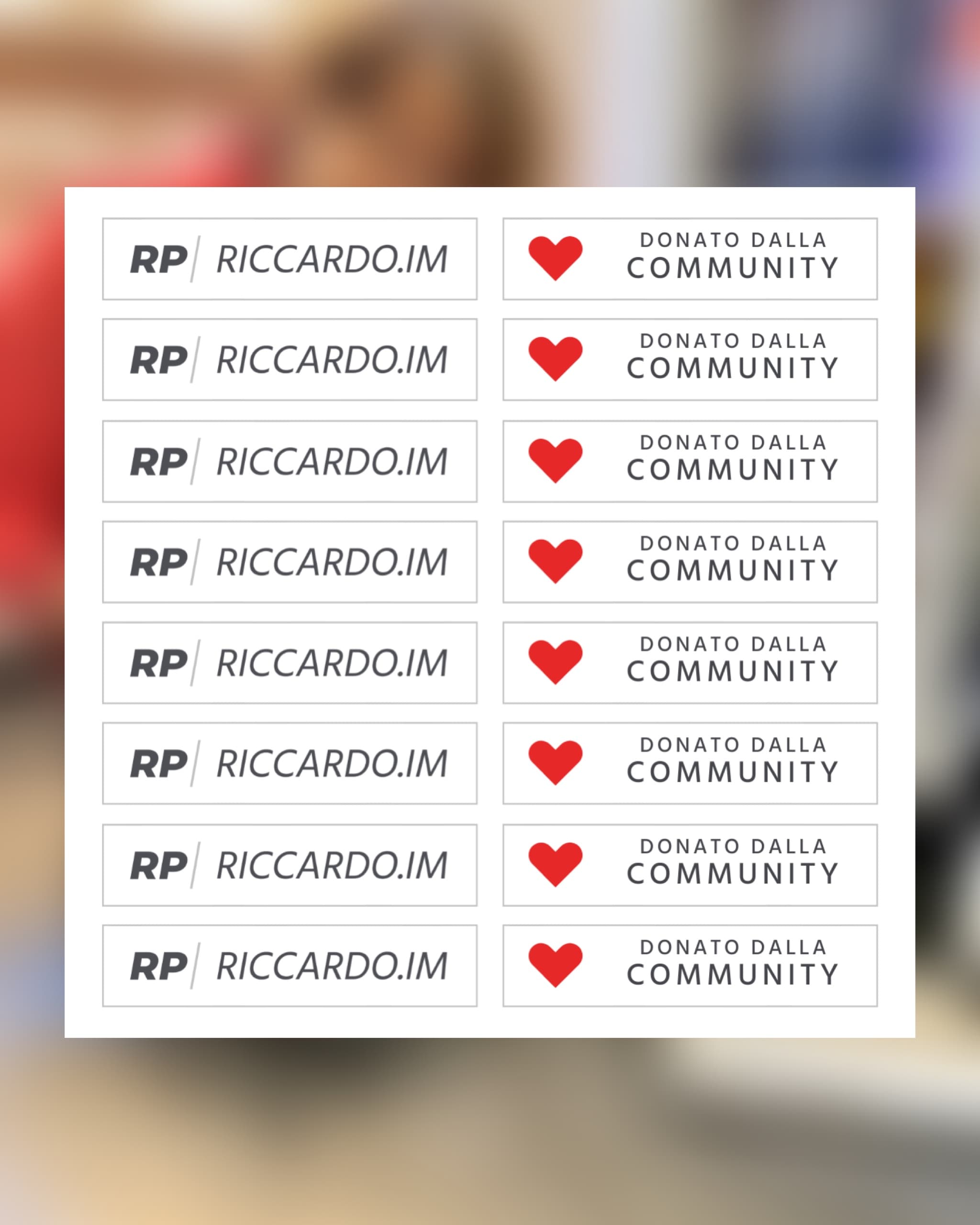 Adesivi Riccardo Palombo