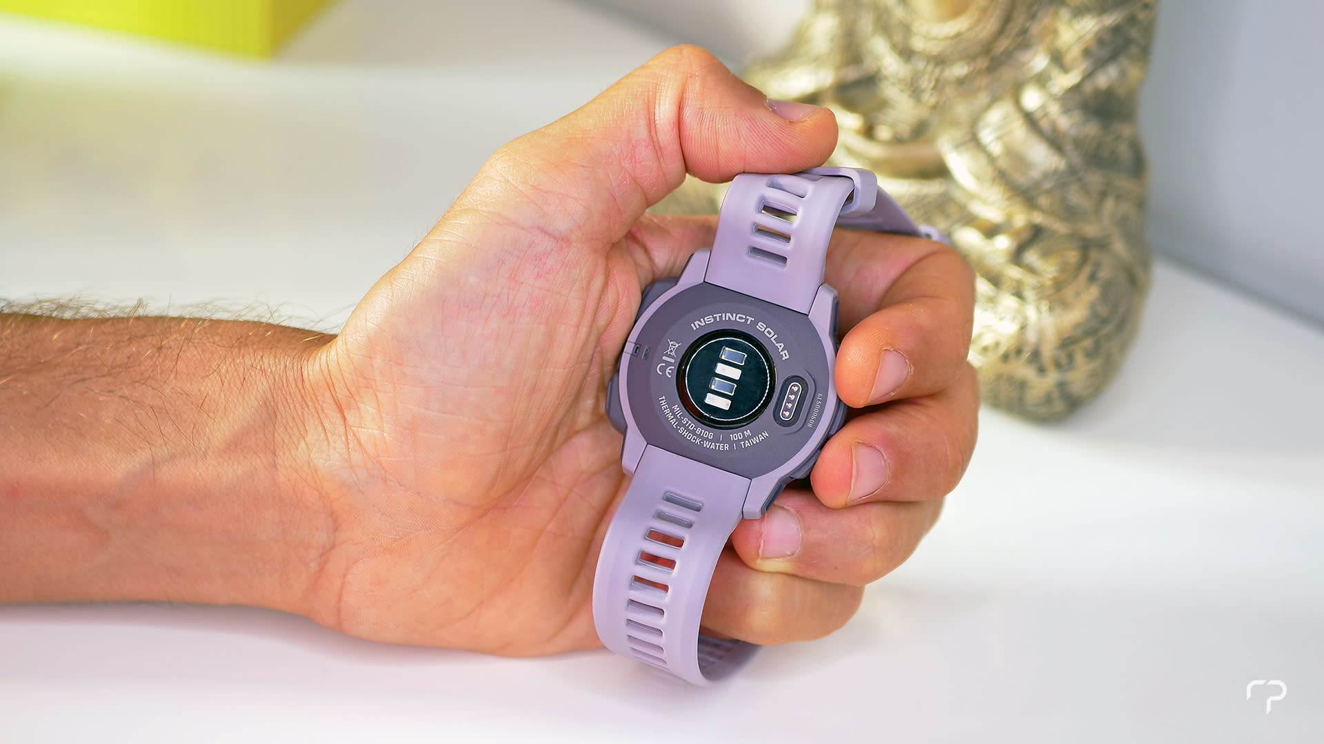 Sensore cardio Elevate di Garmin Instinct Solar.