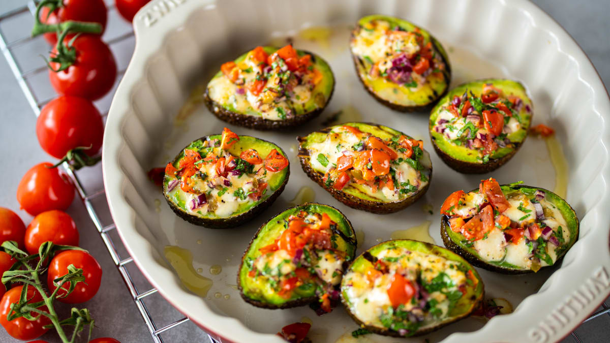 Grillitud avokaadod