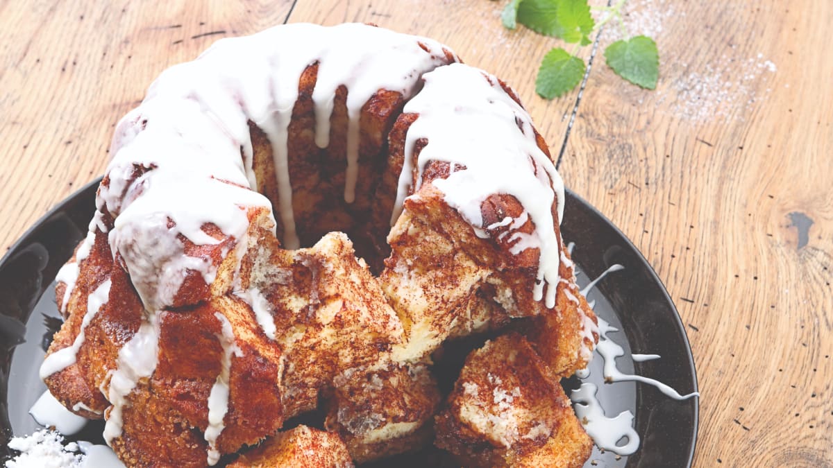 Lipnus „Beždžionių“ pyragas (Monkey Bread)