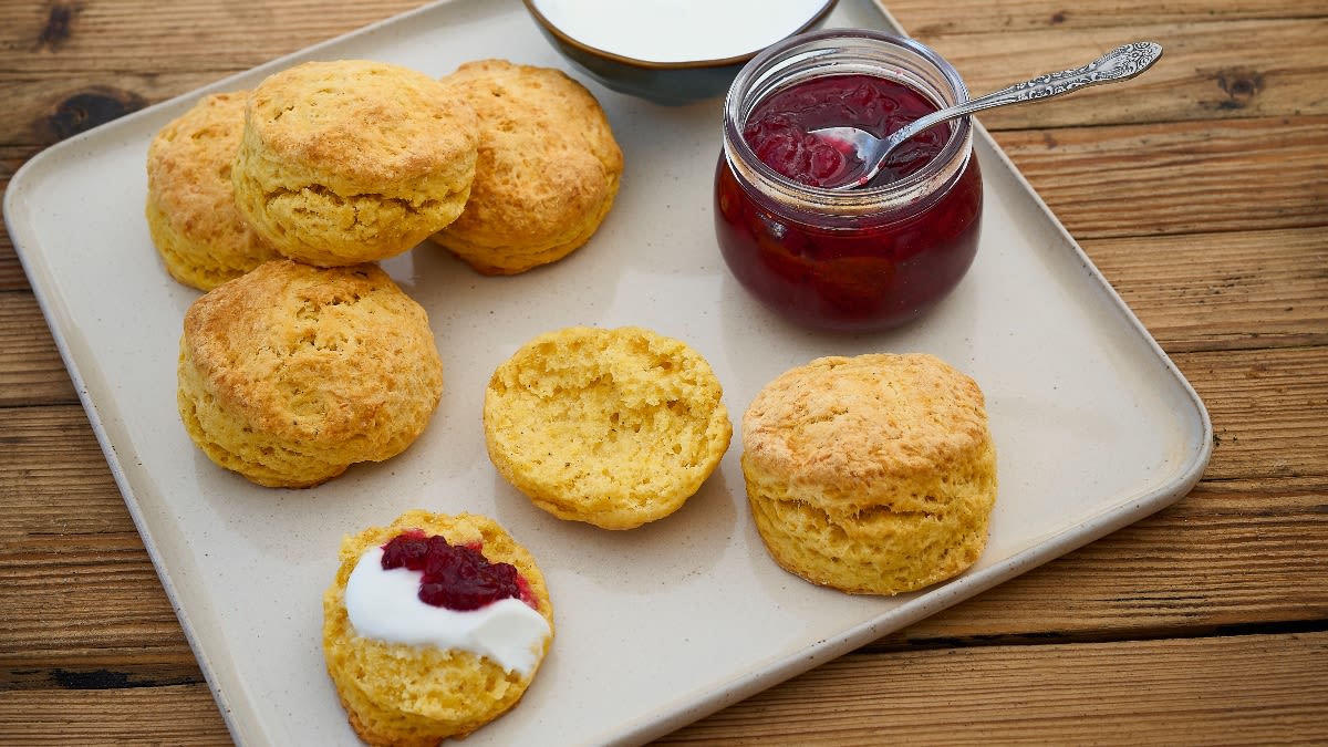 Angliškos moliūgų bandelės (scones)