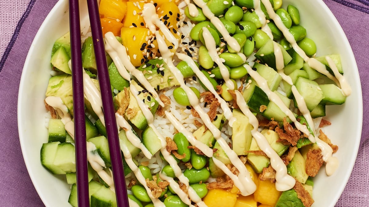 Vege poké-kauss