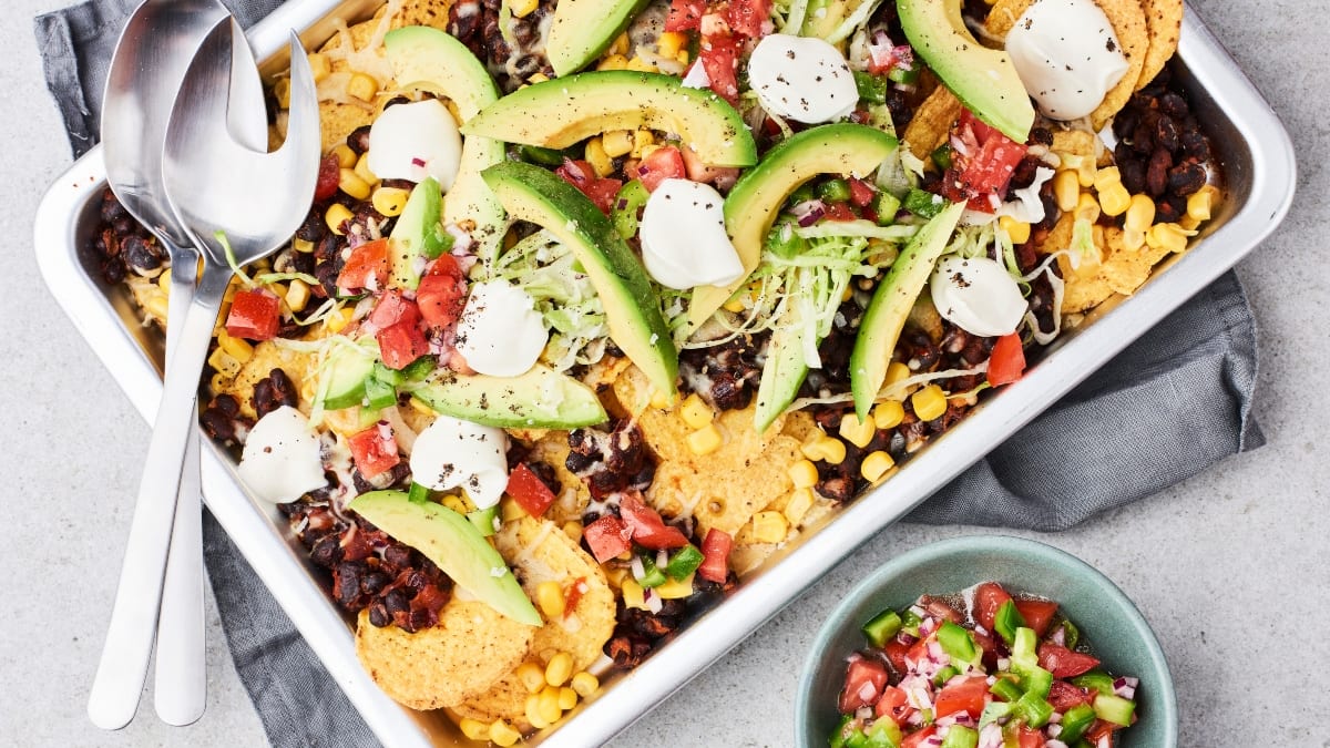 Užkepti Nachos kukurūzų traškučiai