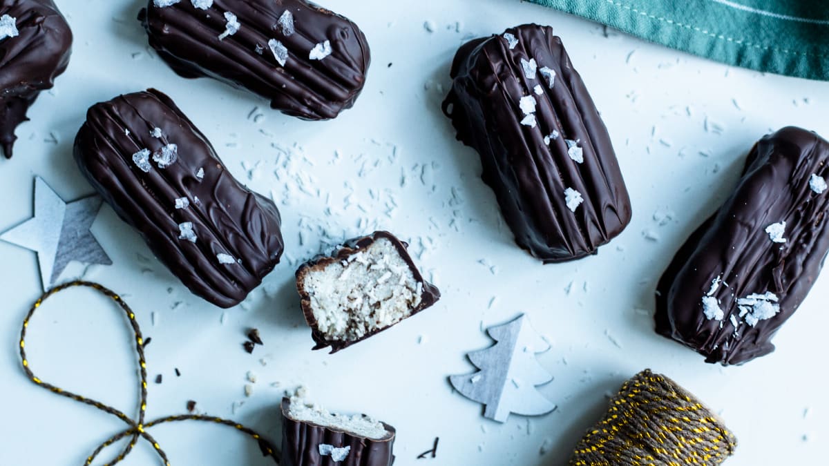 Piparkoogivürtsised kookosbatoonid