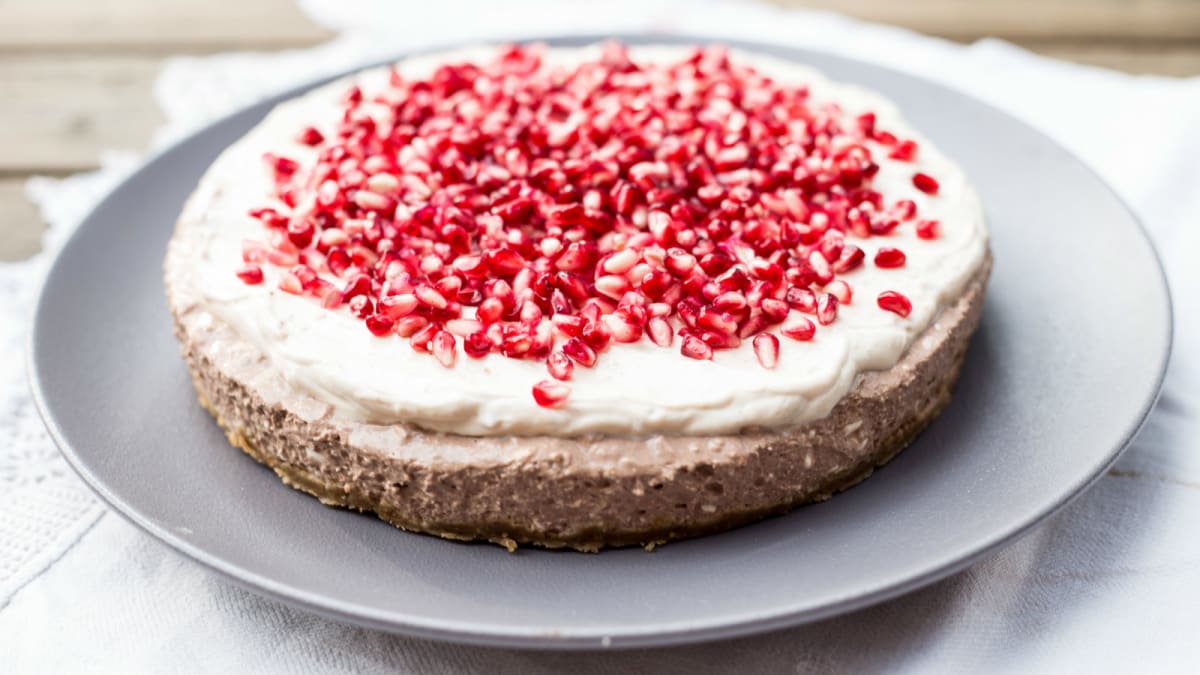 Kreemjas kodujuustukook kakao ja maapähklivõiga