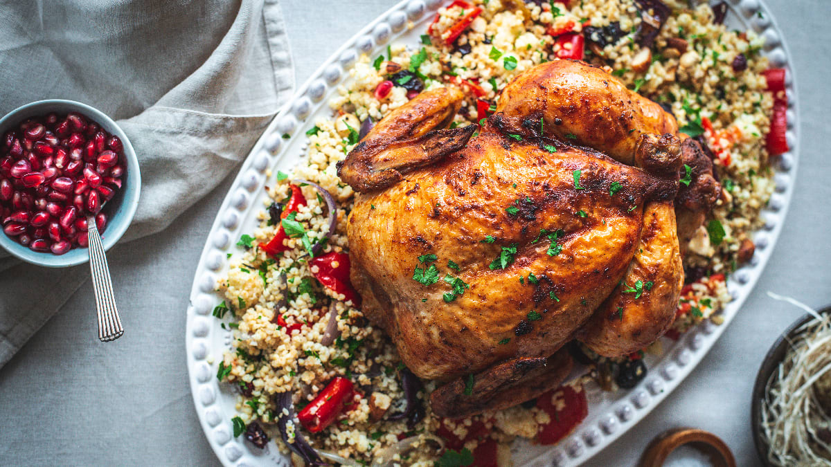 Harissakana kirju hirsiga