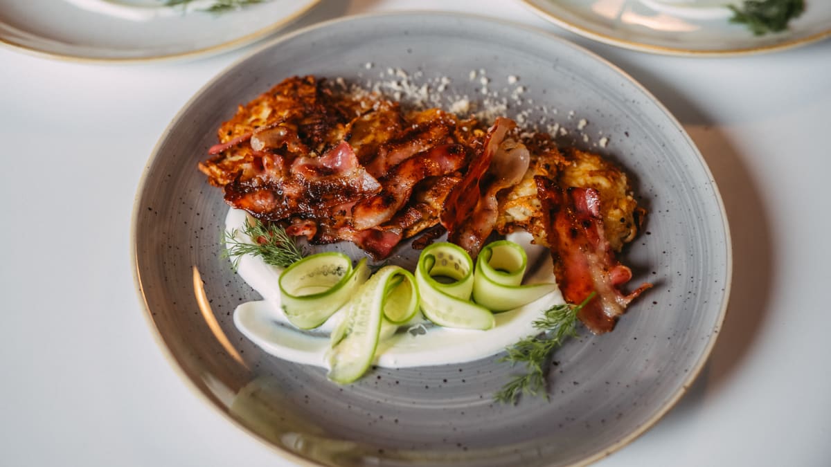 Kartupeļu pankūciņas ar bekonu