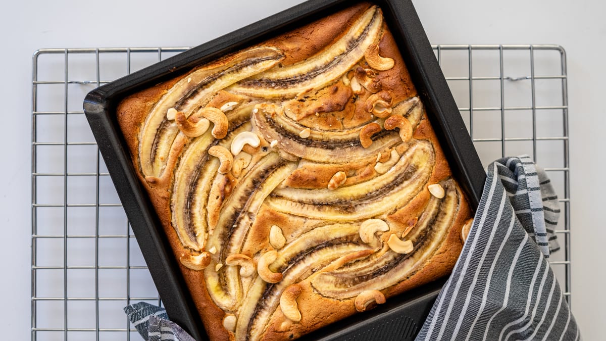 Mandeļu un banānu maize