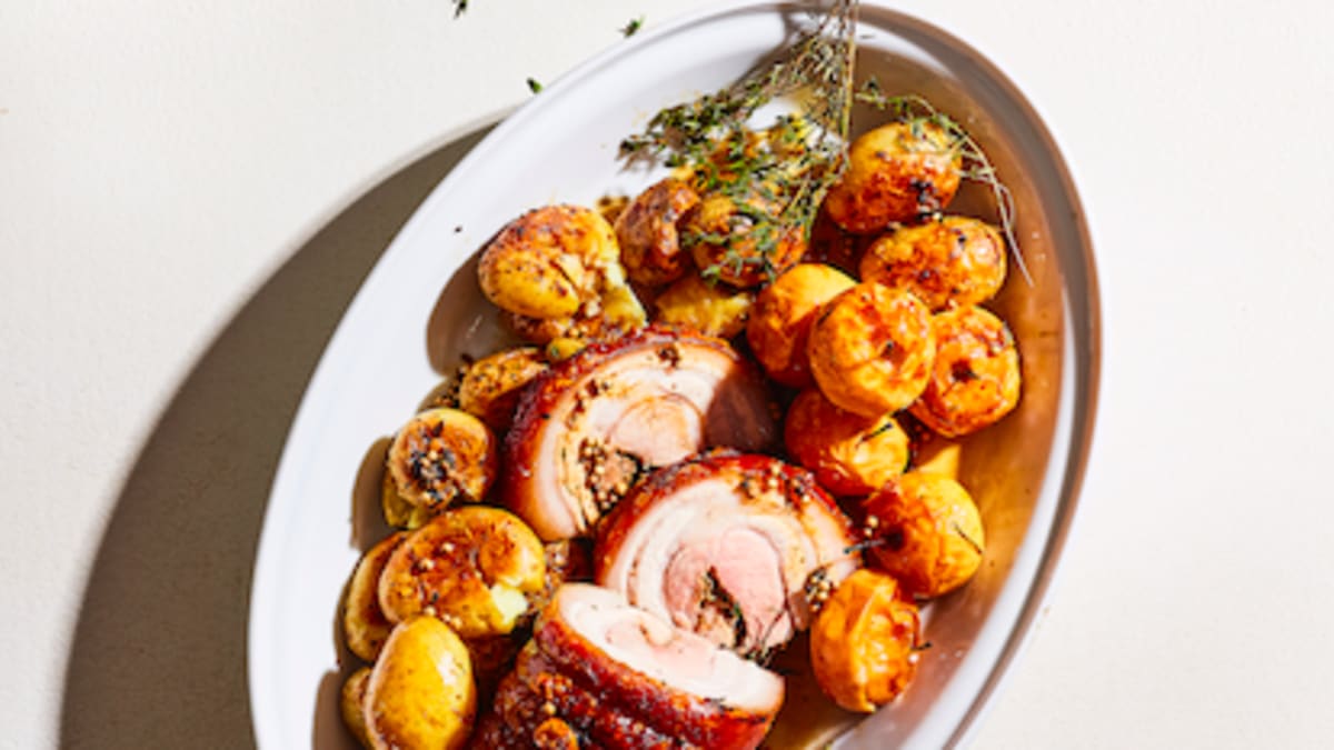 Cūkas krūtiņas cepetis