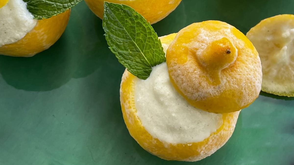 Veganiški citrininiai ledai