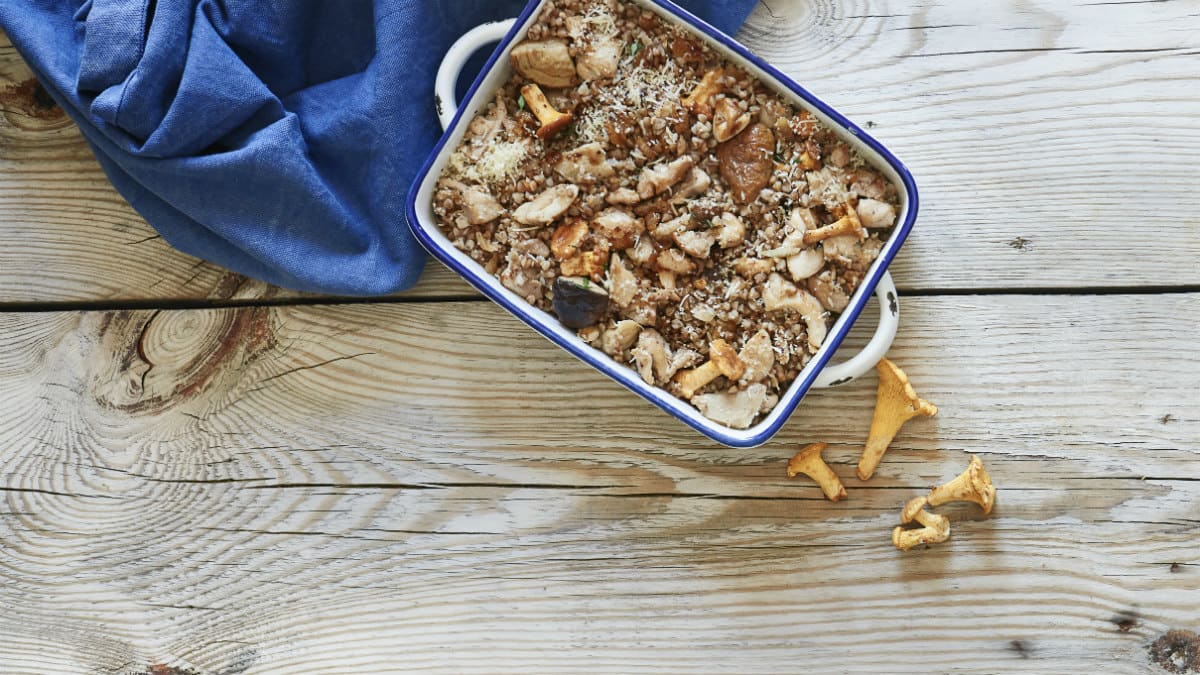 Praetud kanakintsud tatra ja seentega