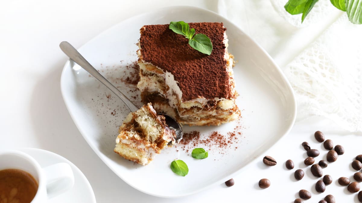 Greitai paruošiamas tiramisu be kiaušinių