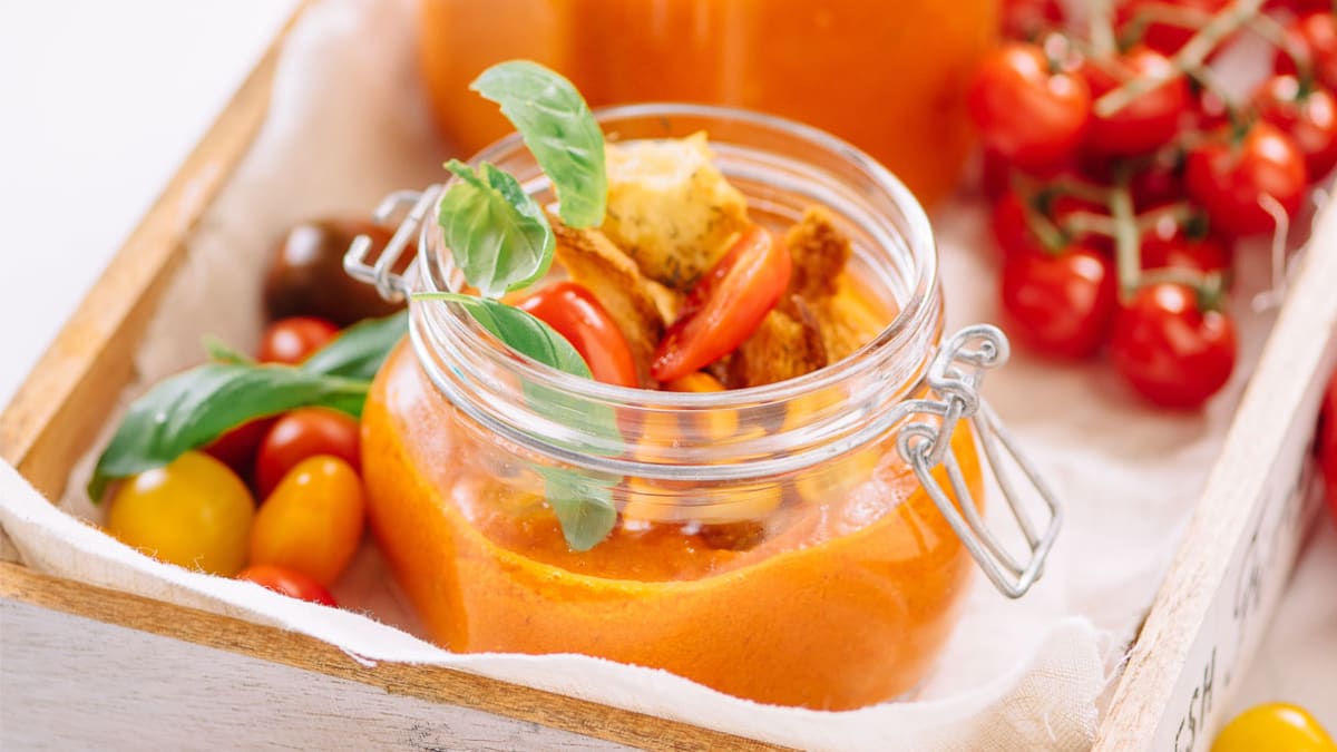 Pomidorinė sriuba gaspačas