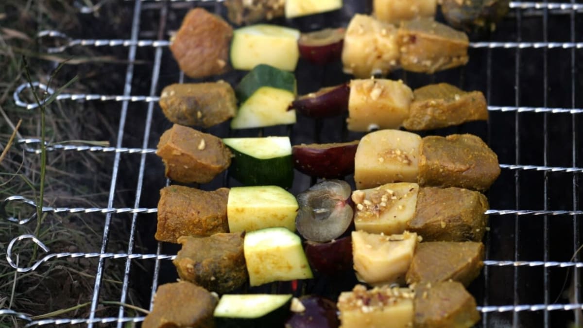 Elnienos kebabas su slyvomis