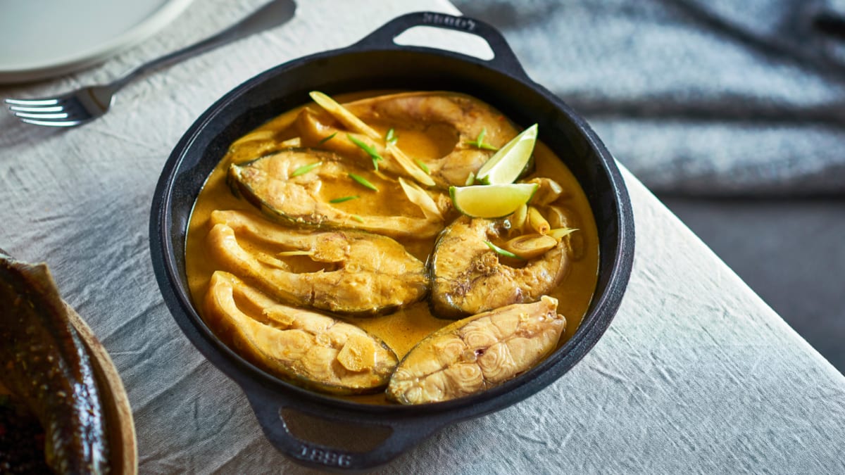 Kokosų piene troškintas karpis