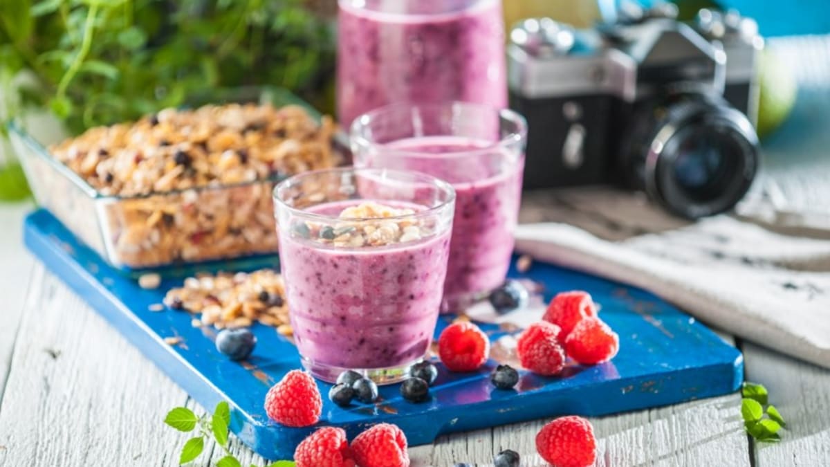 Brokastu kokteilis ar biezpienu