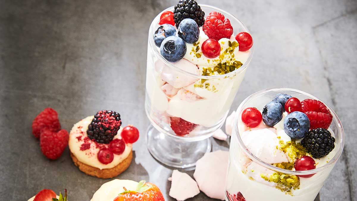 Bezē deserts ar ogām