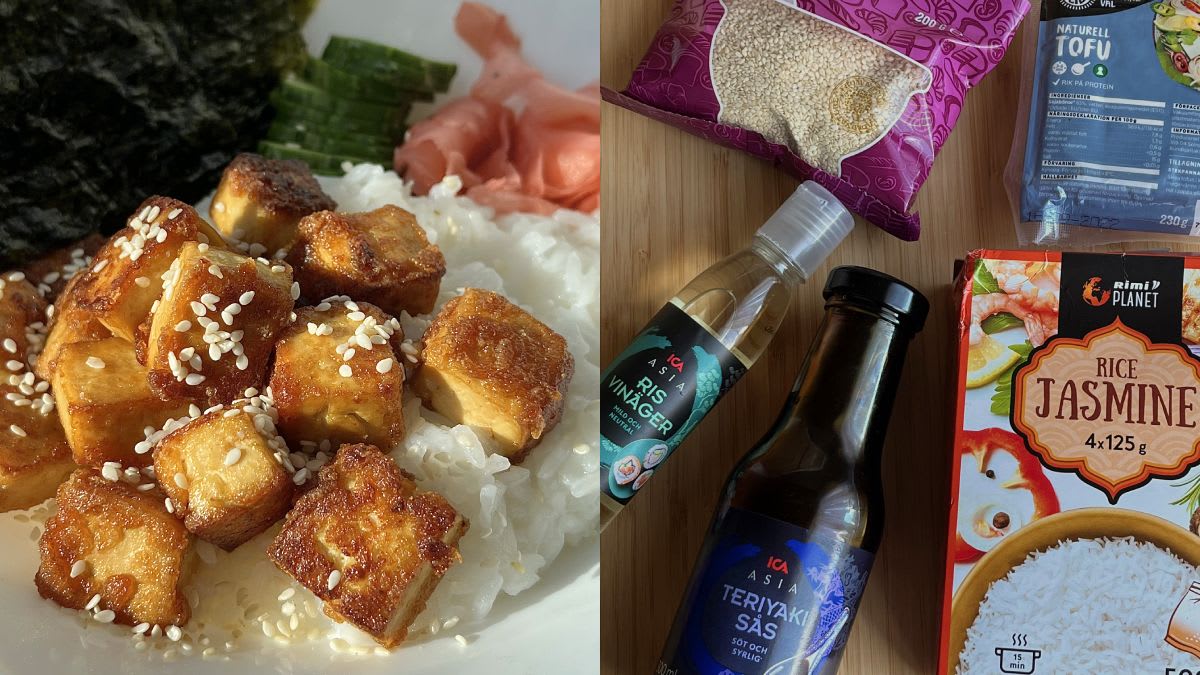 Terijaki tofu dubenėlis