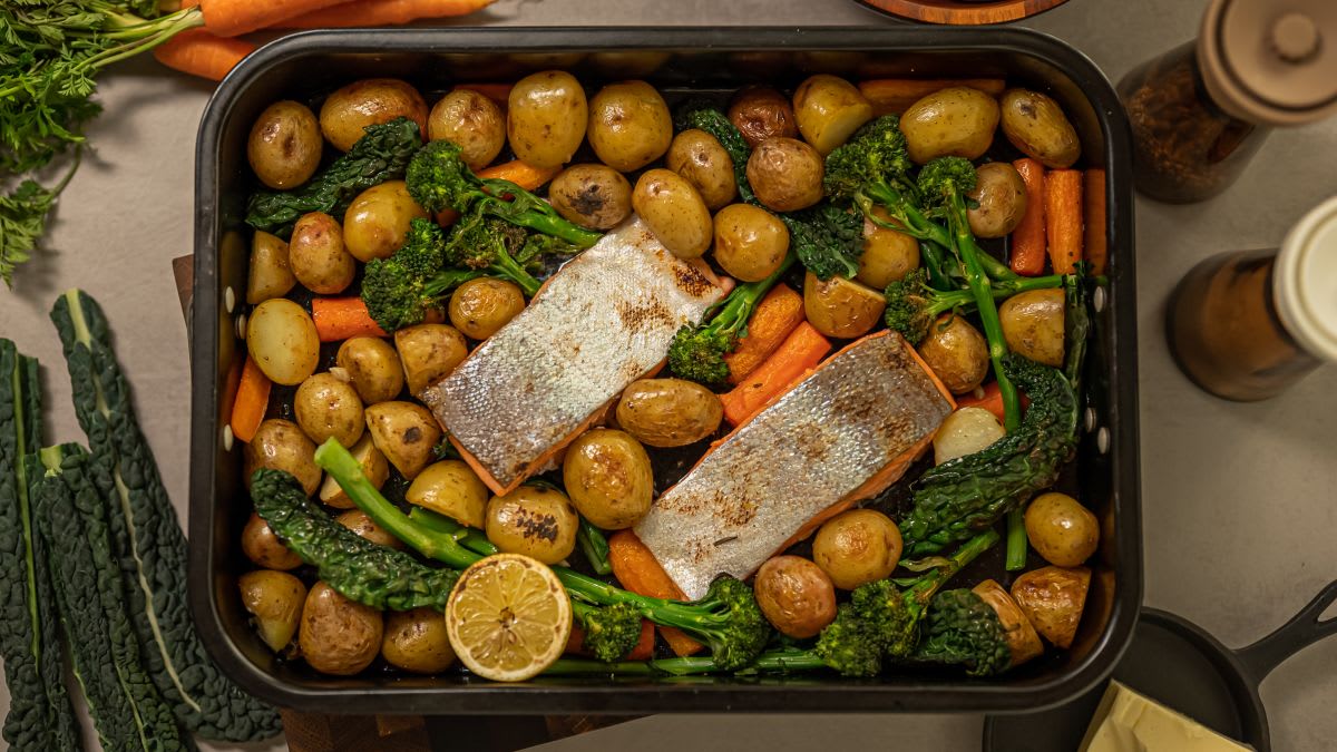 Ahjulõhe köögiviljadega