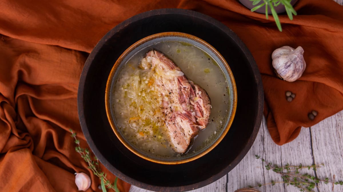 Skābētu kāpostu zupa