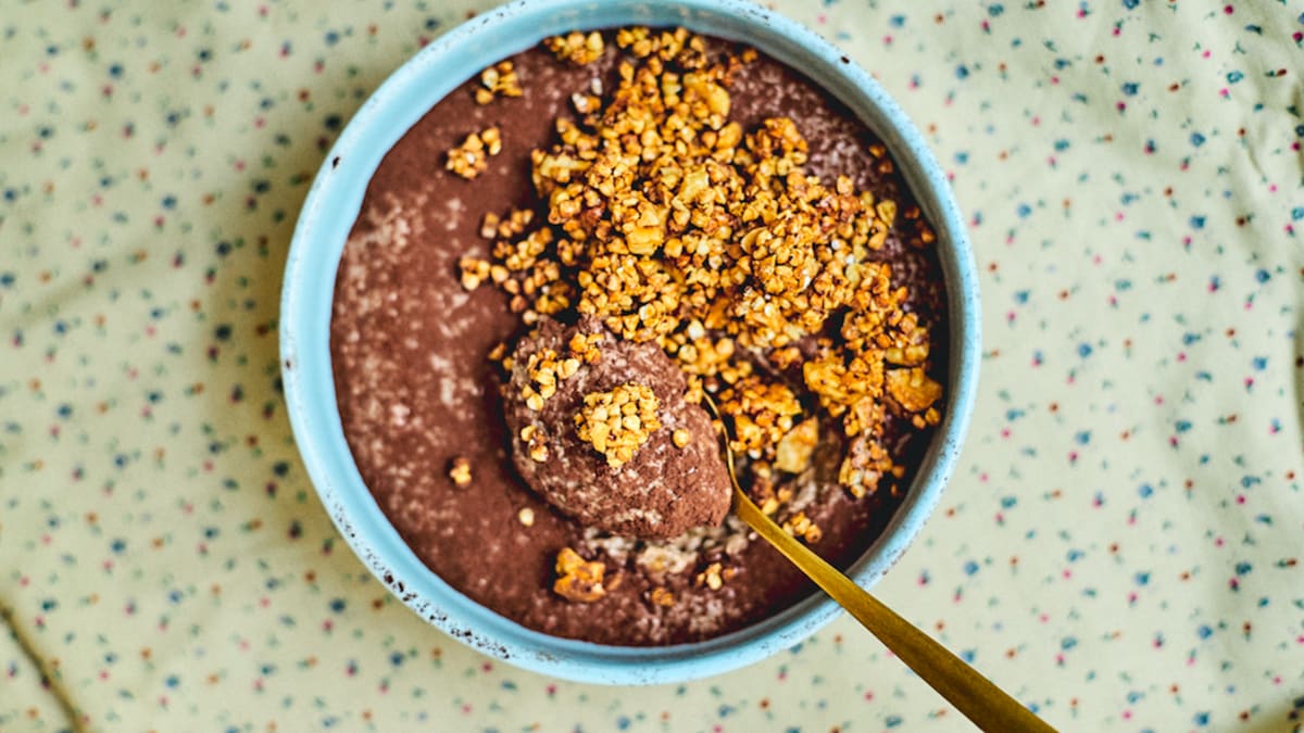 Kokosa piena un čia pudiņš ar medu